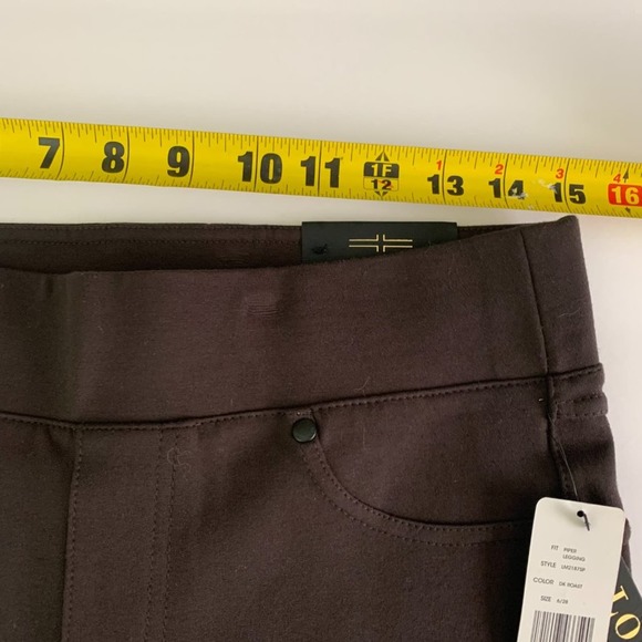 Liverpool Los Angeles Womens Dark Roast Pull On Piper Legging Pants Size 6/28 - Picture 11 of 12